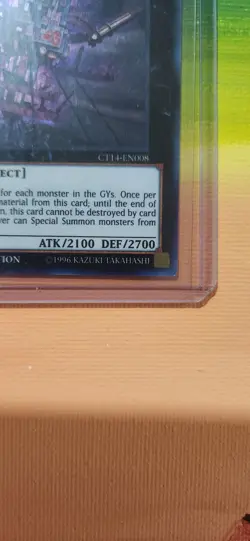 Yu-Gi-Oh! Number 68: Sanaphond The Sky Prison HOLO Limited Edition Ct14-en008 - Image 3