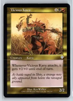 (6X) Vicious Kavu Invasion Uncommon - MTG Magic the Gathering Card - Image 1