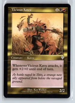 (6X) Vicious Kavu Invasion Uncommon - MTG Magic the Gathering Card - Image 3