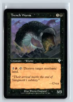(6X) Trench Wurm Invasion Uncommon - MTG Magic the Gathering Card - Image 1