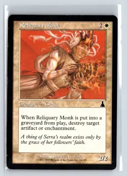 (6X) Reliquary Monk Urza's Destiny Common - MTG Magic the Gathering Card - Image 1