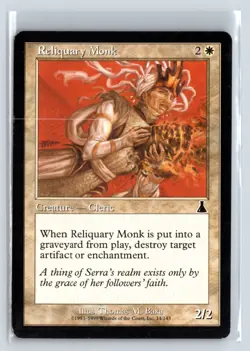 (6X) Reliquary Monk Urza's Destiny Common - MTG Magic the Gathering Card - Image 3