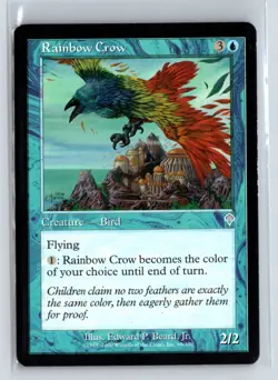 (6X) Rainbow Crow Invasion Uncommon - MTG Magic the Gathering Card - Image 1