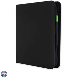 12 Pocket Trading Card Zip Binder, 480 cards, Exo-Tec Album Material, 20 Sid... - Image 1