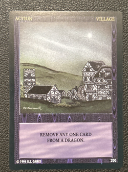 Wyvern CCG 1994 Limited Edition Common Card Action Village #200 - Image 1