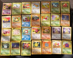 Vintage Pokemon Jungle Card Lot 28 cards TCG 1999 - Image 1