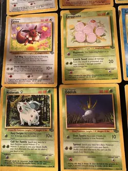 Vintage Pokemon Jungle Card Lot 28 cards TCG 1999 - Image 2