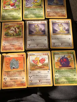 Vintage Pokemon Jungle Card Lot 28 cards TCG 1999 - Image 3