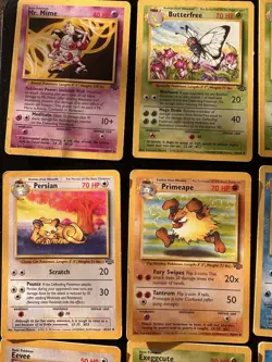 Vintage Pokemon Jungle Card Lot 28 cards TCG 1999 - Image 4