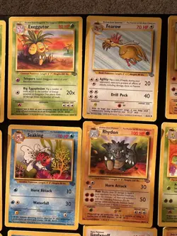 Vintage Pokemon Jungle Card Lot 28 cards TCG 1999 - Image 5