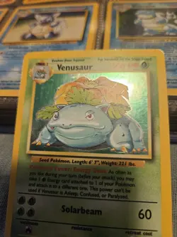 Pokemon TCG Venusaur Base Set Holo Unlimited Rare Card 15/102 1999 - Image 2