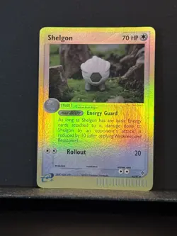 Pokemon Shelgon 41/97 EX Dragon Reverse Holo Uncommon E-reader Card - Image 1