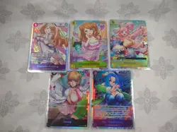 One Piece Card Game English Foil Lot - Charlotte Pudding, Shirahoshi, Stussy - Image 1