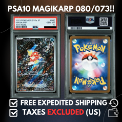 PSA10 Magikarp 080/073 AR sv1a Triplet Beat Pokemon Card Japanese Holo 2023 - Image 1