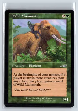 (5X) Wild Mammoth Nemesis Uncommon - MTG Magic the Gathering Card - Image 3