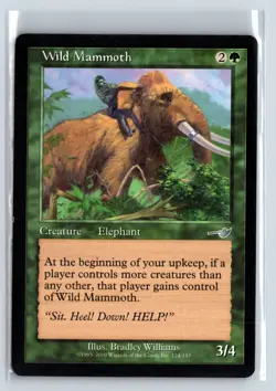 (5X) Wild Mammoth Nemesis Uncommon - MTG Magic the Gathering Card - Image 5