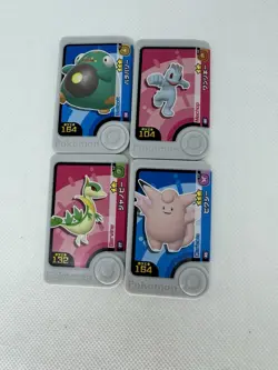 Frienda Pokemon Game Card Japanese Tags Machop Servine Clefable Set Of 4 USA - Image 1