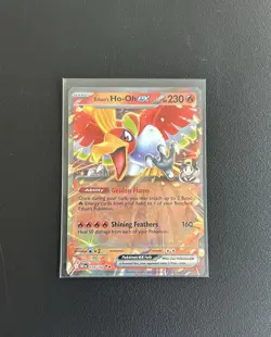 Pokemon TCG Ethan's Ho-Oh EX Double Rare Card #039/182 Destined Rivals - Image 1