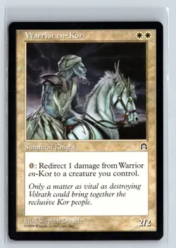 (5X) Warrior enKor Stronghold Uncommon - MTG Magic the Gathering Card - Image 1