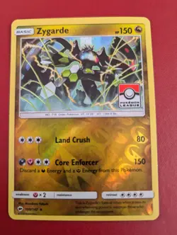 Zygarde 100/147 Reverse Holo League Promo Pokemon Card Near Mint Condition - Image 1