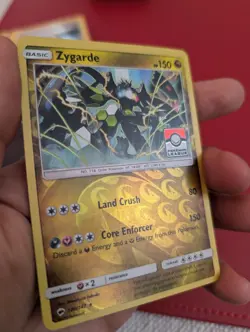 Zygarde 100/147 Reverse Holo League Promo Pokemon Card Near Mint Condition - Image 3
