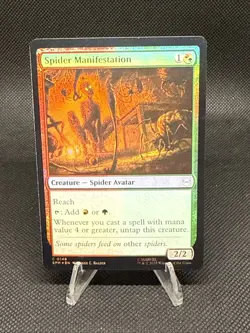 MTG Universes Beyond: Spider-man Spider Manifestation Foil 0148 NM - Image 1