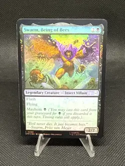 MTG Universes Beyond: Spider-man Swarm, Being of Bees Foil 0069 NM - Image 1