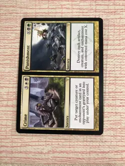 Crime and Punishment - Dissension - MTG - LP - Condition Shown In Many Pictures - Image 1