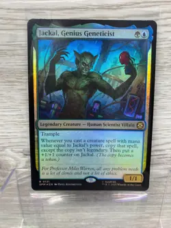 Jackal Genius Geneticist FOIL #0131 MTG Marvel's Spider-Man Magic The Gathering - Image 1