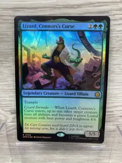 MTG - Lizard, Connor's Curse - Foil - SPM 0106 - Spiderman - Rare - Magic - Image 1