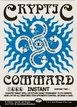 FOIL CRYPTIC COMMAND Secret Lair Drop SLD Promo #0905 Magic MTG PREORDER PRESALE - Image 1