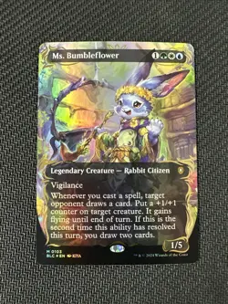 MTG Ms. Bumbleflower Raised Foil Magic The Gathering M #0103 Bloomburrow NM - Image 1