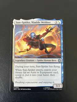 Sun-Spider Nimble Webber - MTG: Marvel's Spider-Man Regular Uncommon 154 - Image 1