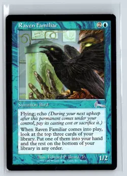 (5X) Raven Familiar Urza's Legacy Uncommon - MTG Magic the Gathering Card - Image 1