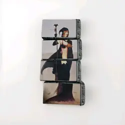 Brom Rook Steel Storage Set Deck Boxes 4 Box Mural MTG Deck Cases - Image 1