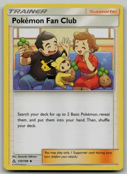 Pokemon Fan Club - (#28 Pikachu Stamped) Promo Battle Academy 133/156 NM - Image 1