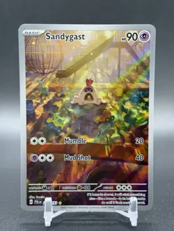 Sandygast 214/193 Sv02: Paldea Evolved Illustration Rare Pokemon TCG - Image 1