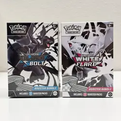 Pokemon Black Bolt & White Flare Booster Bundle Lot of 2 NEW SEALED - Image 1