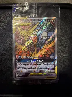 Moltres Zapdos Articuno GX Hidden Fates Pokemon Black Star Promo SM210 Sealed - Image 5