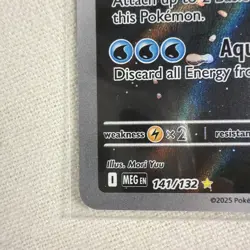 Clawitzer 141/132 Pokemon Mega Evolution Illustration Rare Mint - PSA Contender - Image 4