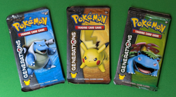 POKEMON TCG - 20TH ANNIVERSARY : GENERATIONS - BOOSTER PACK X3 - NEW SEALED - Image 2