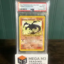 2002 POKEMON NEO DESTINY #107 SHINING CHARIZARD PSA 8.5 - Image 1