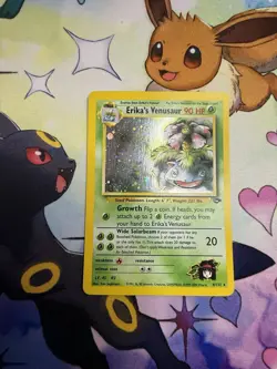 Erika's Venusaur 4/132 Gym Challenge Holo Vintage Pokemon - Image 1