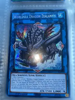 Worldsea Dragon Zealantis MP23-EN193 Prismatic Secret Rare 1st Edition Yugioh - Image 1