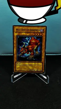 Yugioh Mad Dog of Darkness IOC-057 Invasion of Chaos Unlimited 1st Edition Rare - Image 1