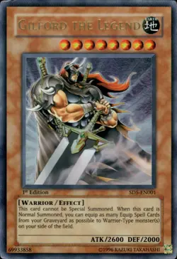 Gilford The Legend SD5-EN001 Ultra Rare *1st Edition* Yugioh TCG - Image 1