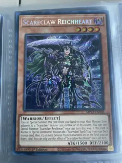 Scareclaw Reichheart MP23-EN068 Prismatic Secret Rare 1st Edition M/NM Yugioh - Image 1