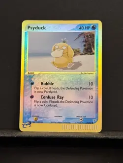 Pokemon TCG Psyduck Reverse Holo Card 44/95 Team Magma Vs Team Aqua Near Mint - Image 1