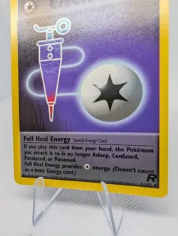 Full Heal Energy Team Rocket EX 81/82 Pokemon TCG Card - LP - Image 3