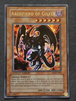 Archfiend of Gilferlimited Limited edition JMP-EN003 Yu-Gi-Oh! trading card - Image 3